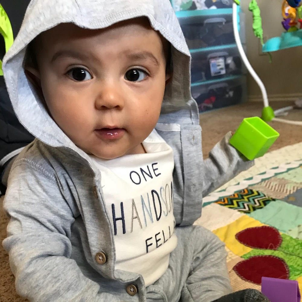 “One handsome fella” outfit
